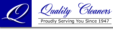 Quality Cleaners - Proudly Serving You Since 1947